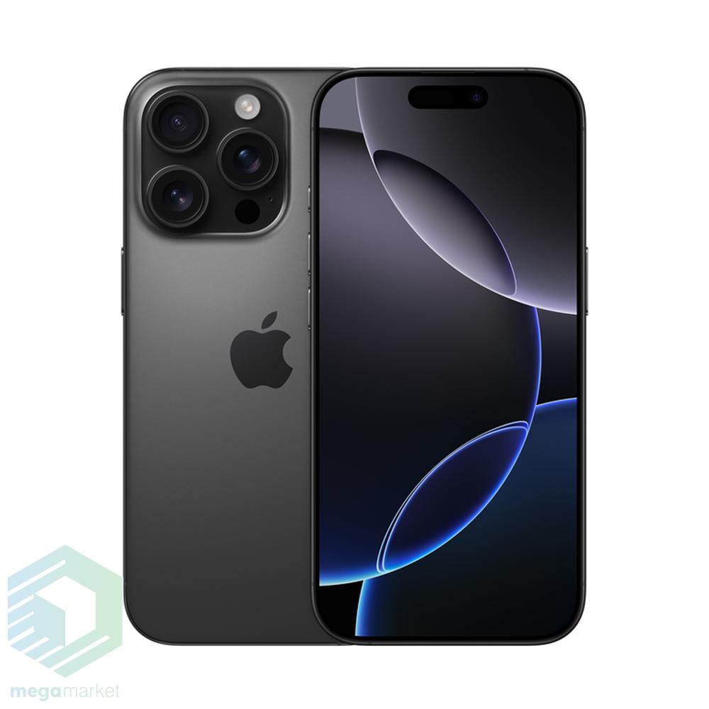 Телефон Apple iPhone 16 Pro 512Gb eSim+sim (Black/White/Desert/Natural Titanium) Телефон Apple iPhone 16 Pro 512Gb eSim+sim (Black Titanium)